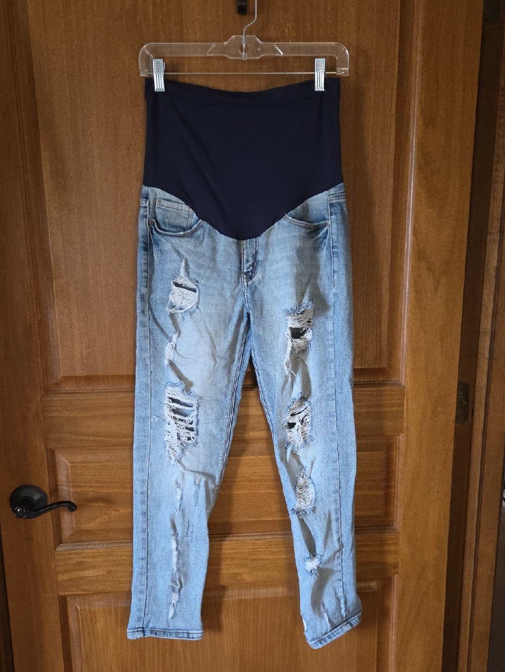 Pinkblush Distressed Maternity Jeans Size 24